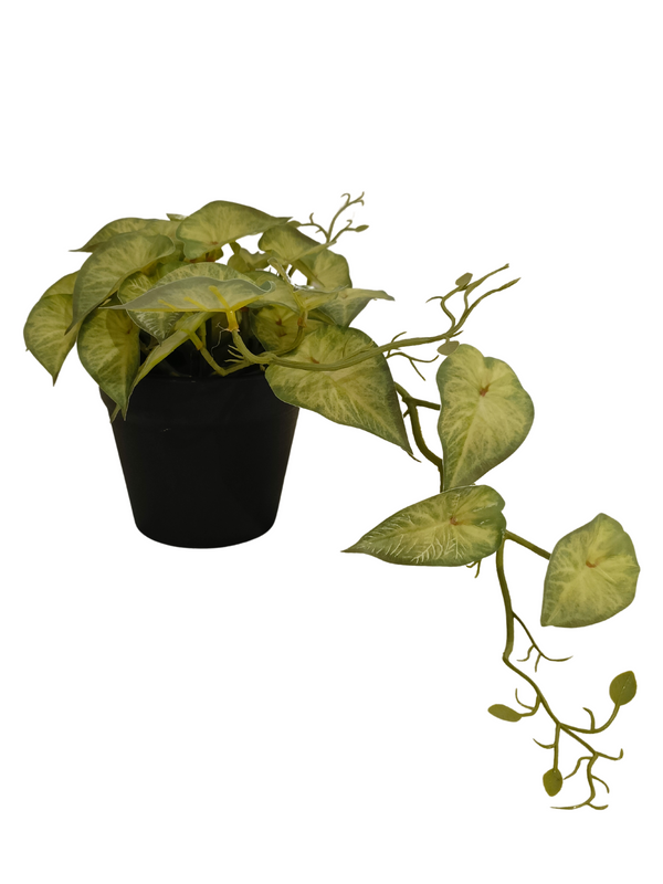 Hanging Leaves (Green & Yellow Leaves) - Faux