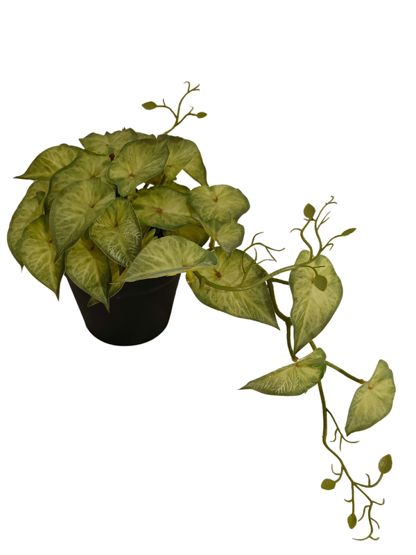 Hanging Leaves (Green & Yellow Leaves) - Faux