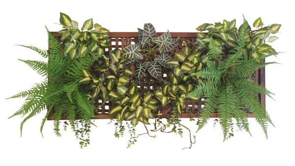 Philo Dreams - Artificial Green Wall (Wooden Grid)