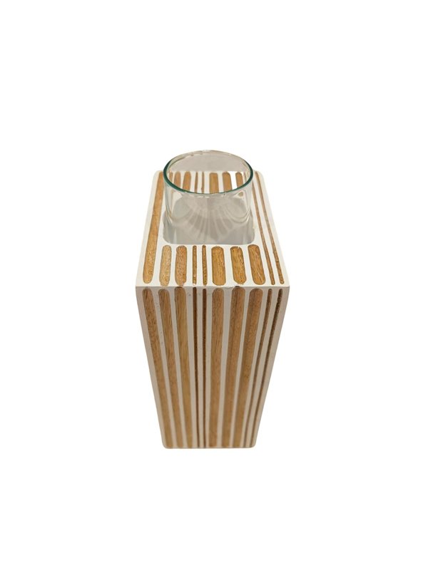 Table Decor No.9 Mango Wood (Wooden/ White)